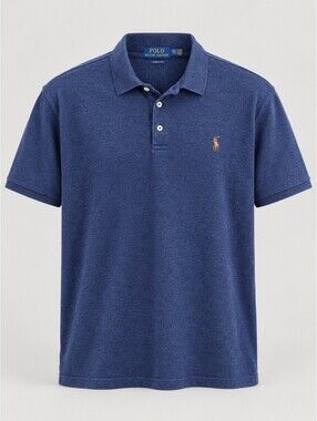 Polo Ralph Lauren Men's XXL Blue Classic Fit Cotton Polo Shirt